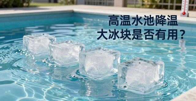 杭州富阳高温水池降温大冰块，到底管不管用？